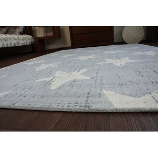 Kinderteppich Sterne - Grau