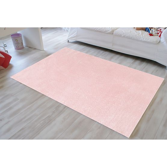 Kinderteppich UNIFARBEN pink