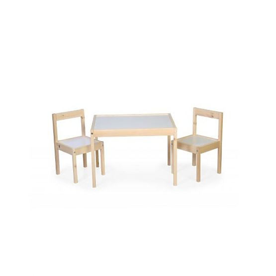 Kindertisch und 2 LETTO-Stühle