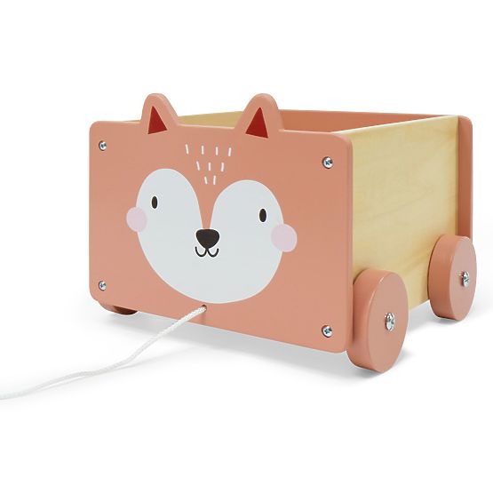 Kinderwagen aus Holz - Fuchs