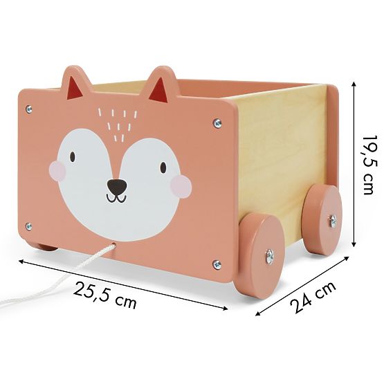 Kinderwagen aus Holz - Fuchs