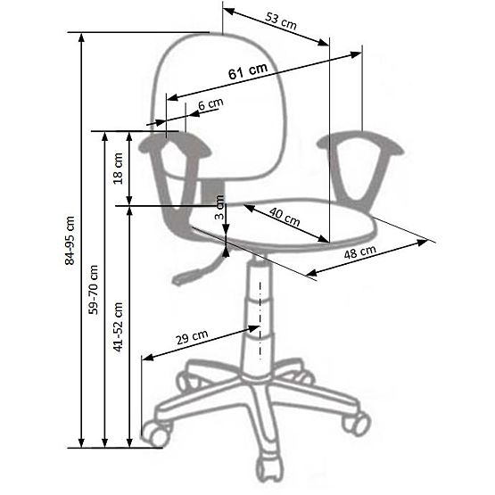 Kinderstuhl Darian Pink