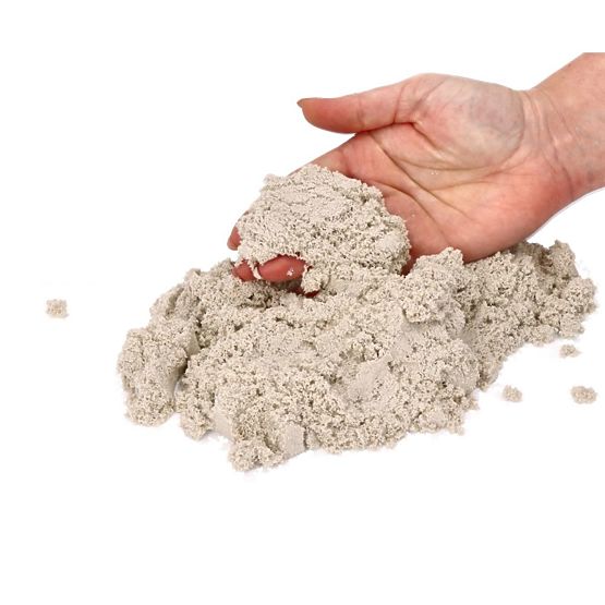 Kinetischer Sand 3 kg mit aufblasbarem Sandkasten und Formen