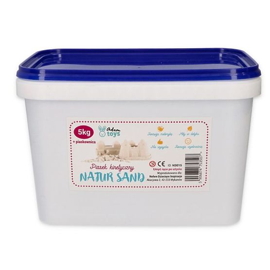 Kinetischer Sand 5 kg mit Sandkasten