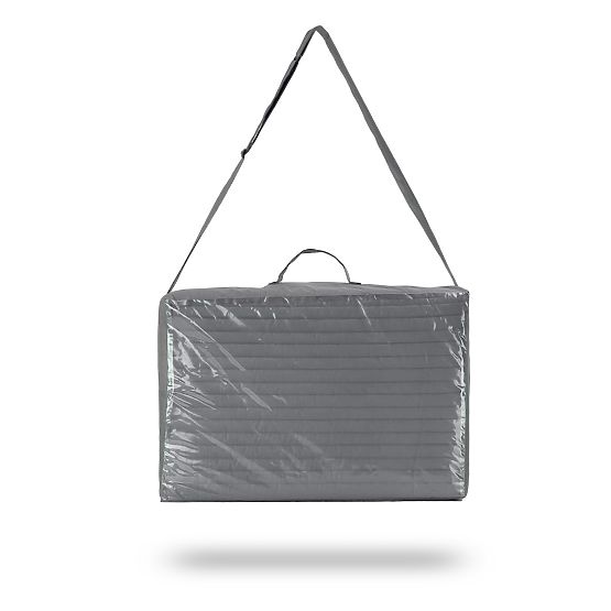 Klappbare tragbare Matratze Amio - 120x60 cm - grau