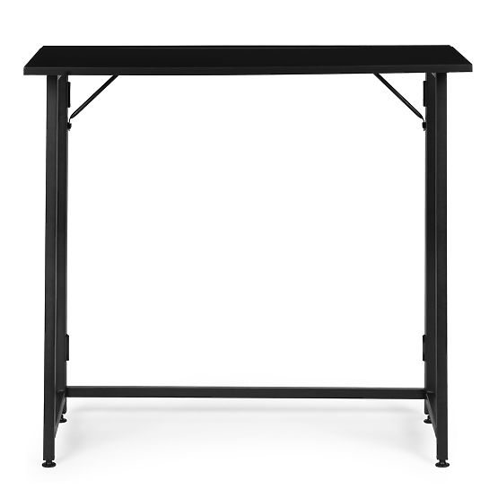 Klappbarer Computertisch 80x45 cm Laptop-Tisch schwarz ModernHome