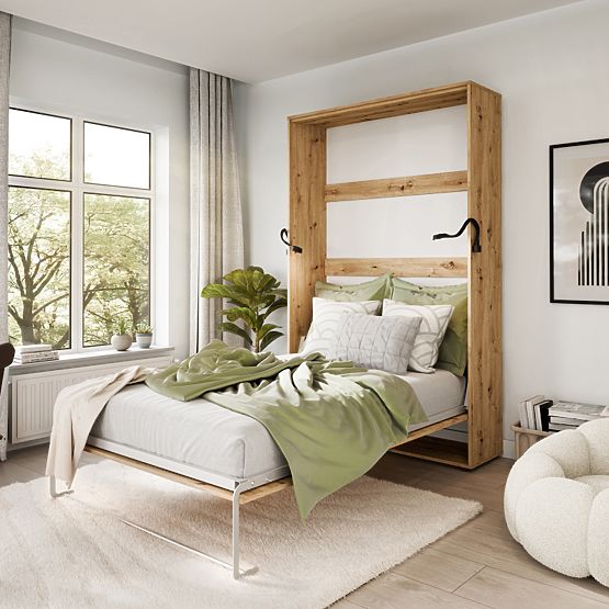 Klappbett KOBI VERTO 160x200 Eiche Artisan 1 Stk