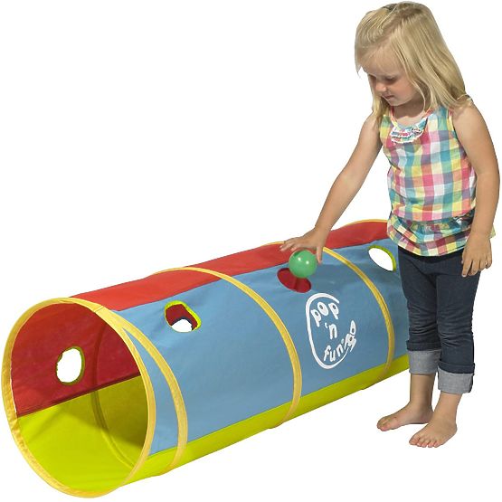 Klassischer Spieltunnel für Kinder