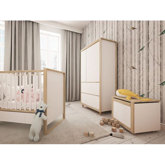 Kleider Schrank Elegant Cream