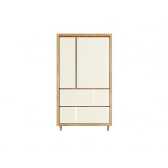 Kleider Schrank Elegant Cream