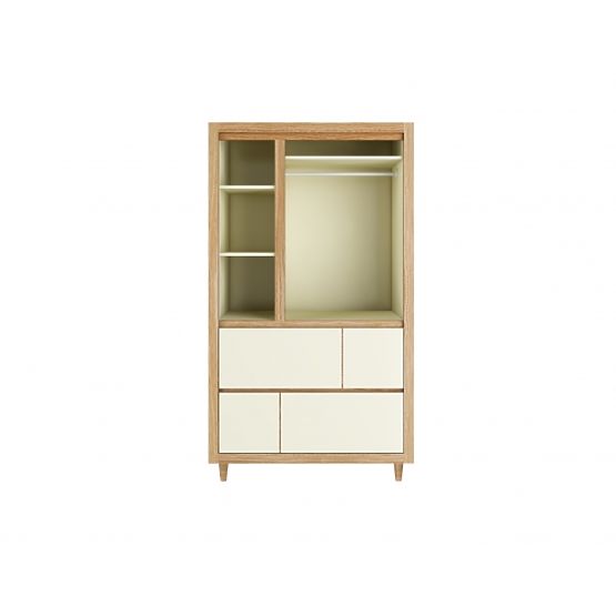 Kleider Schrank Elegant Cream