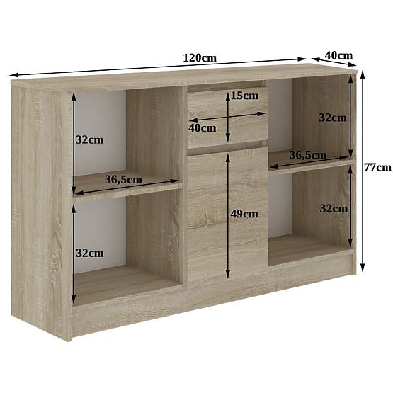 KOMMODE B-17 CLP PK SONOMA