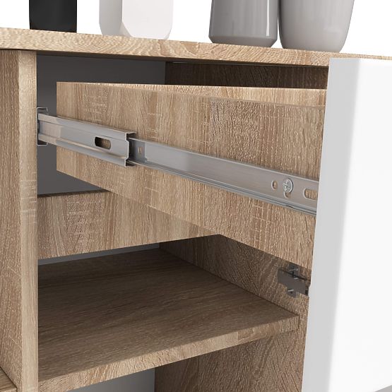 KOMMODE B-17 CLP PK SONOMA / WEISS