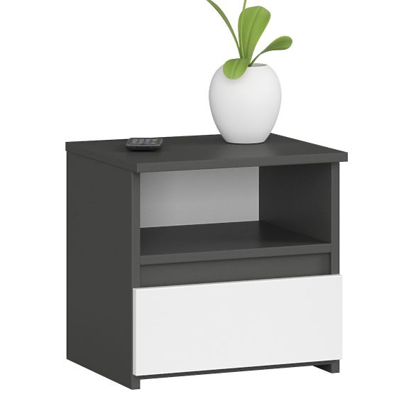 KOMMODE CL1 PK GRAPHIT GRAU / WEISS