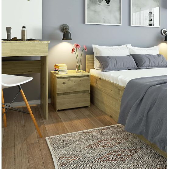 Nachttisch CL2 2SZ CLP PK EICHE ARTISAN