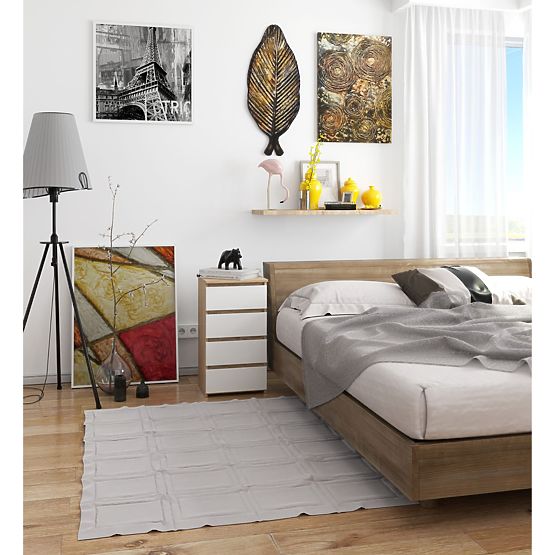KOMMODE CL4 PK EICHE SONOMA / WEISS