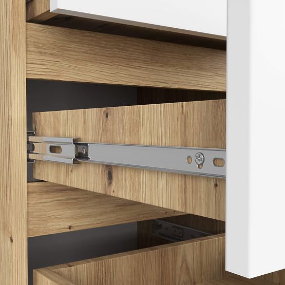 KOMMODE CL5 PK EICHE ARTISAN / WEISS