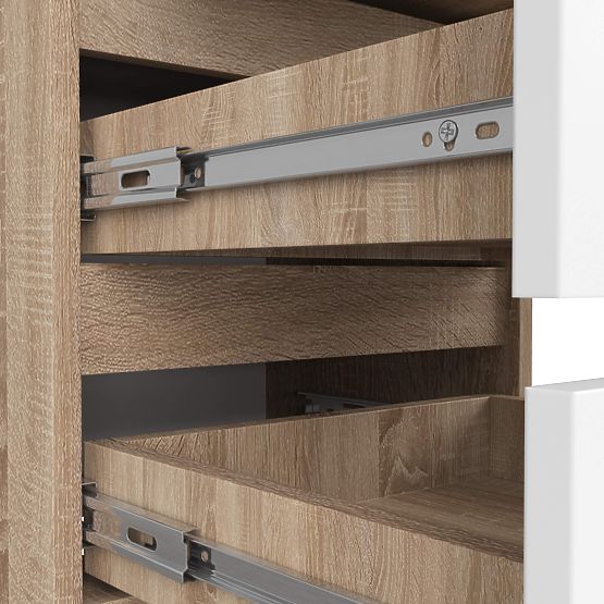 KOMMODE CL6 PK EICHE SONOMA / WEISS