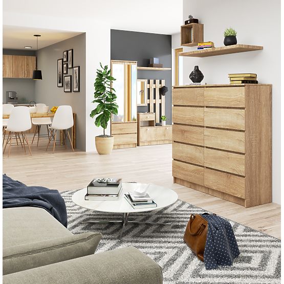 KOMMODE K120 10SZ CLP PK EICHE SONOMA