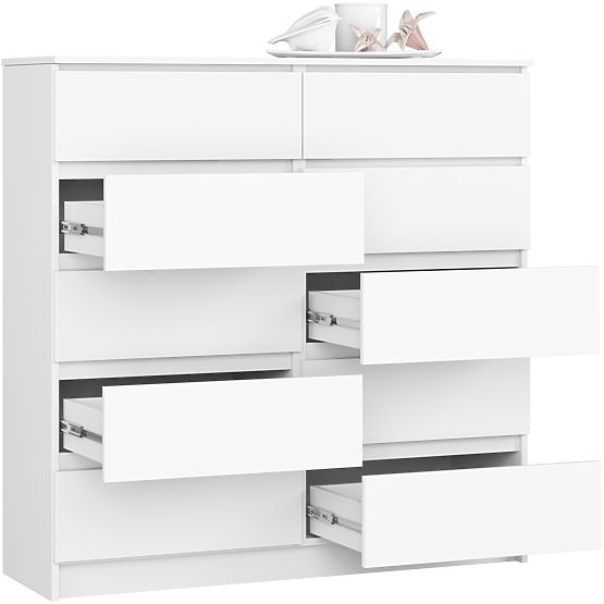 KOMMODE K120 10SZ CLP PK WEISS