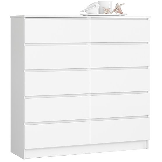 KOMMODE K120 10SZ CLP PK WEISS