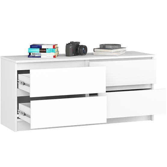 KOMMODE K120 4SZ CLP PK WEISS