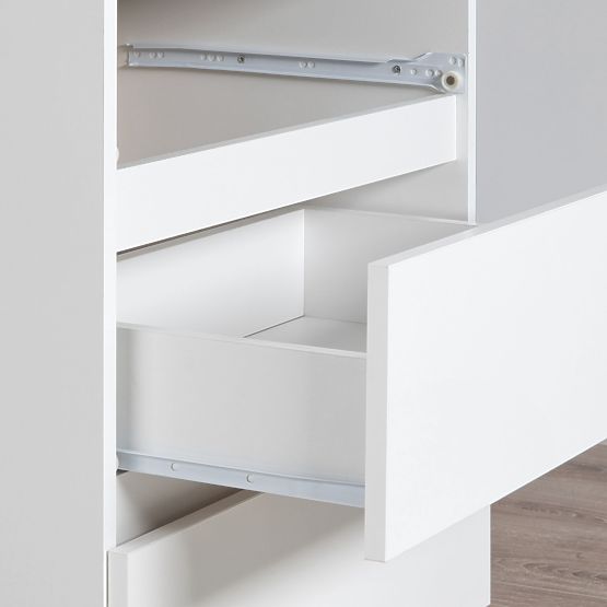 KOMMODE K120 6SZ CLP PK WEISS