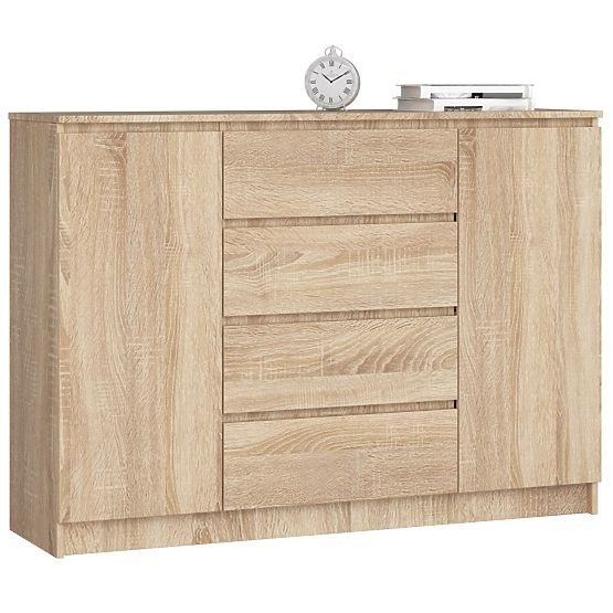 KOMMODE K140 2D 4SZ CLP PK EICHE SONOMA