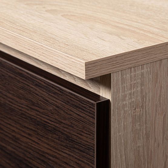 KOMMODE K140 3D 3SZ CLP PK SONOMA / WENGE