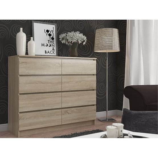 KOMMODE K140 8SZ CLP PK EICHE SONOMA