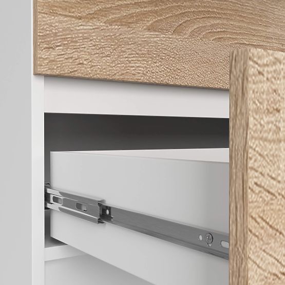 KOMMODE K160 10SZ CLP PK WEISS / SONOMA