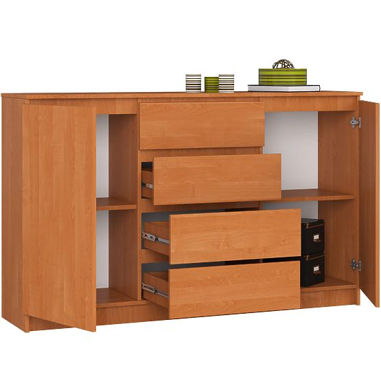 KOMMODE K160 2T 4S CLP PK ERLE