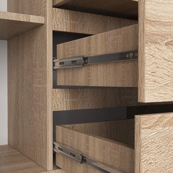 KOMMODE K160 2T 4SZ CLP PK EICHE SONOMA