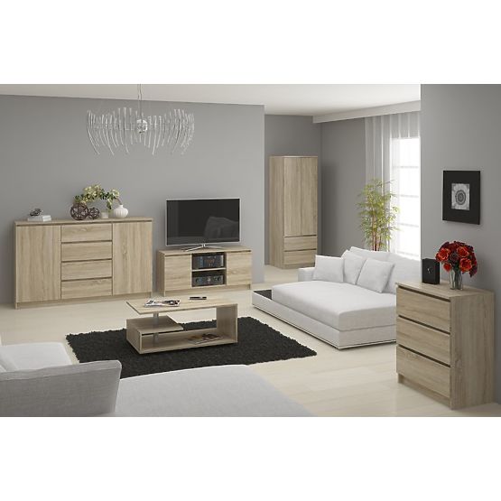 KOMMODE K160 6SZ CLP PK EICHE SONOMA
