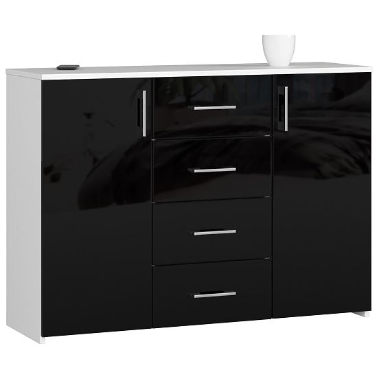 KOMMODE K45 PK SCHWARZ GLANZ