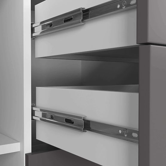 KOMMODE K45 PK WEISS / GRAPHITGRAU