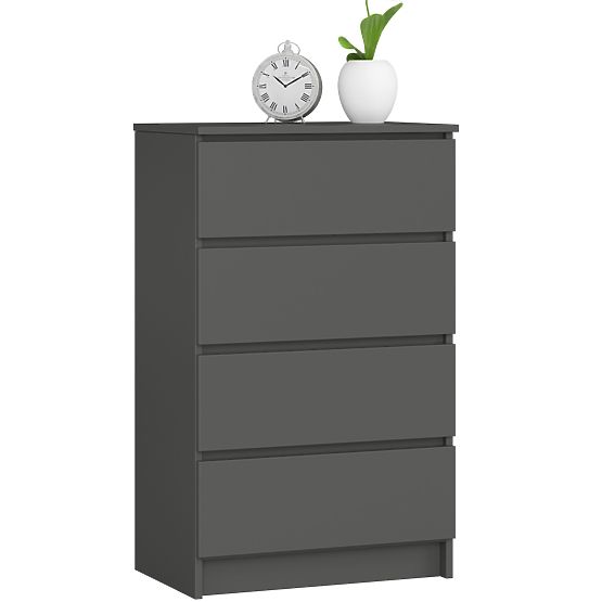 KOMMODE K60 4SZ CLP PK GRAPHIT GRAU