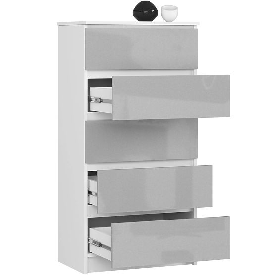 KOMMODE K60 5SZ CLP PK METALLIC GLANZ