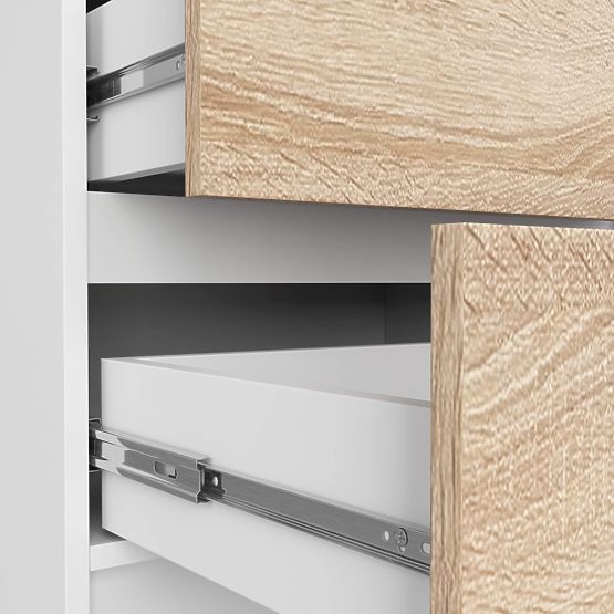 KOMMODE K60 5SZ CLP PK WEISS / SONOMA