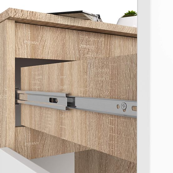 KOMMODE K80 2D 1SZ CLP PK EICHE SONOMA / WEISS