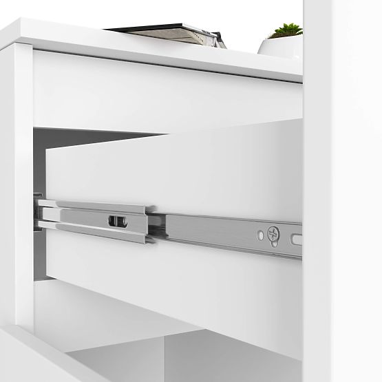 KOMMODE K80 2D 1SZ CLP PK WEISS