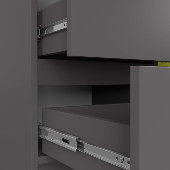 KOMMODE K80 JERRY 1T 3S PK GRAPHIT GRAU