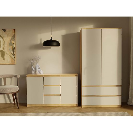 Kommode Malwa 2D3S EICHE ARTISAN KASCHMIR BEIGE