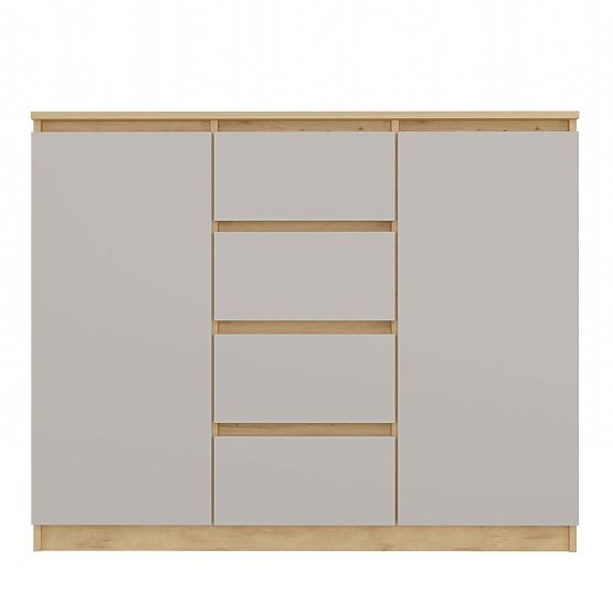 Kommode Malwa 2D4S 120 EICHE ARTISAN KASCHMIR BEIGE