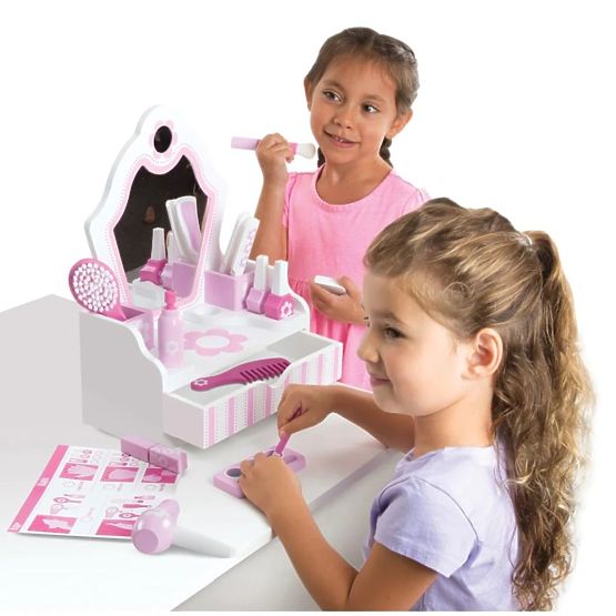 Kinderkosmetiktisch mit Spiegel