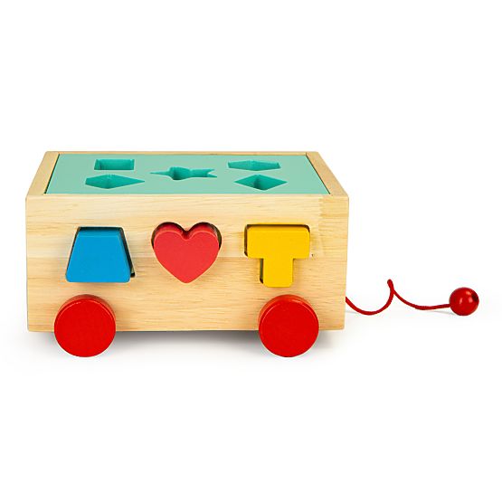 Ladewagen aus Holz mit Formen