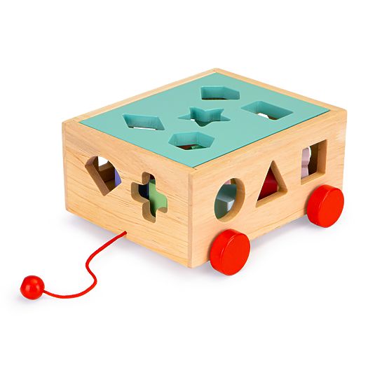 Ladewagen aus Holz mit Formen