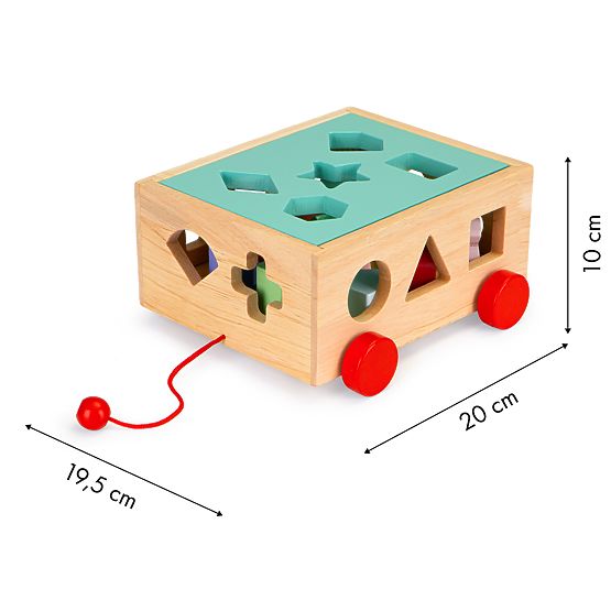 Ladewagen aus Holz mit Formen