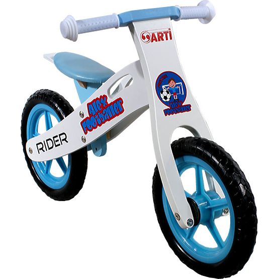 Laufrad ARTI RIDER Fußballspieler blau