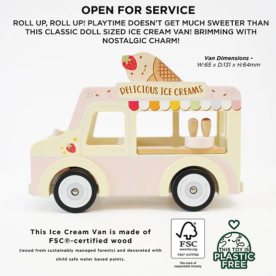 Le Toy Van Eiswaagen neues Design